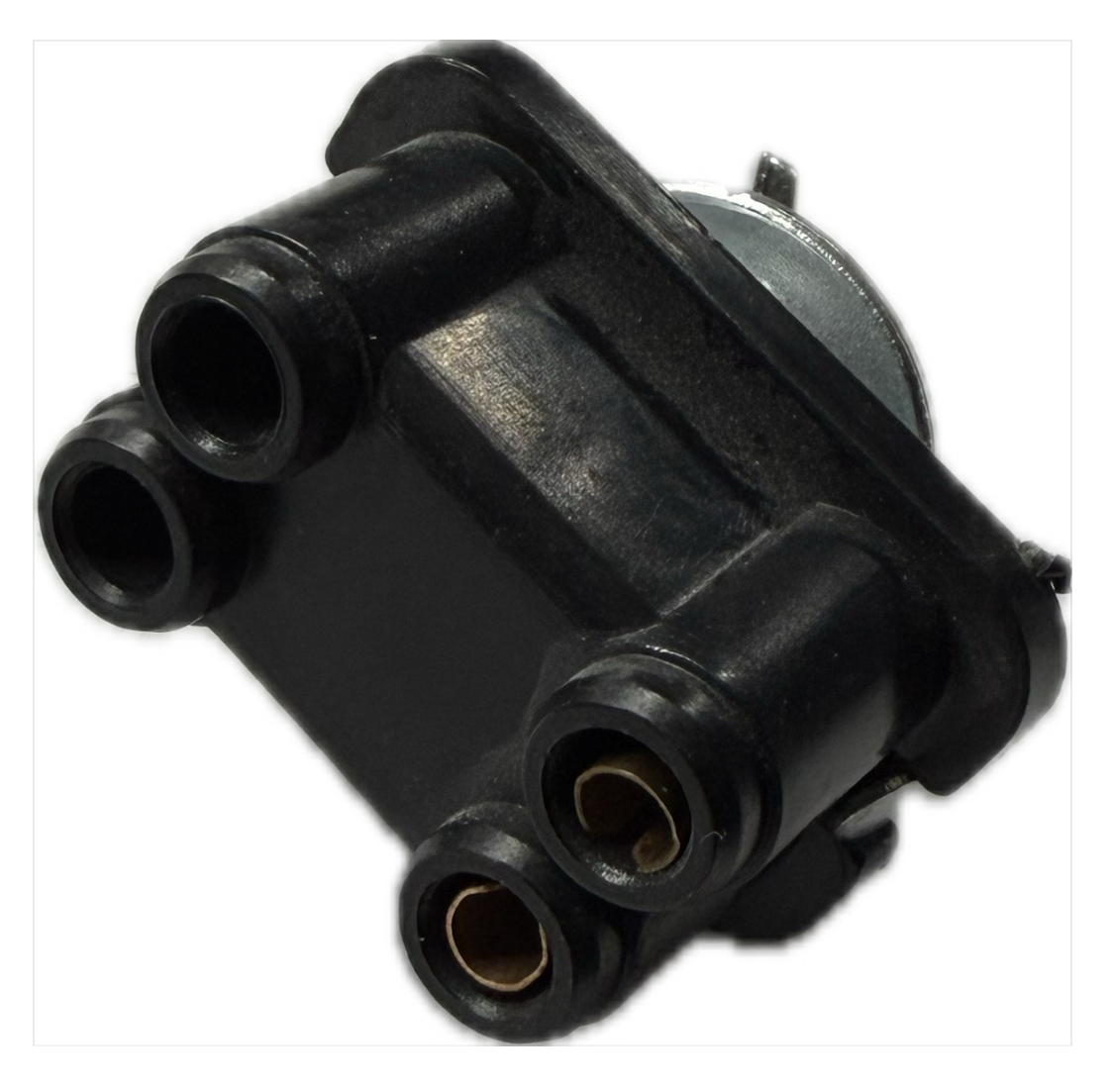 Kippschalter 2st/2pol Fiat 500 L Rundstecker Chrom Hebel