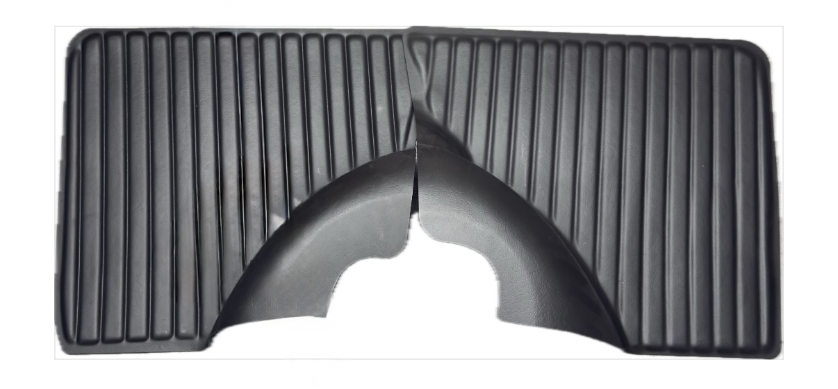 Seitenverkleidung hinten Schwarz Fiat 500L Links und Rechts