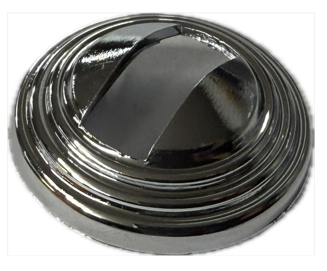 Rosette Türöffnerhebel, Chrom Fiat 500 L/R