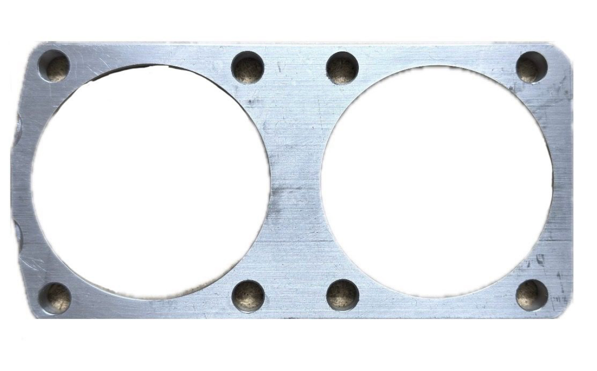 Distanzplatte - Block , Stärke 12 mm Fiat 500 N/D/F/L Ø73.5