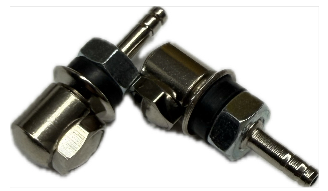 Düse Scheibenwaschanlage Metall verchromt Fiat 500/126