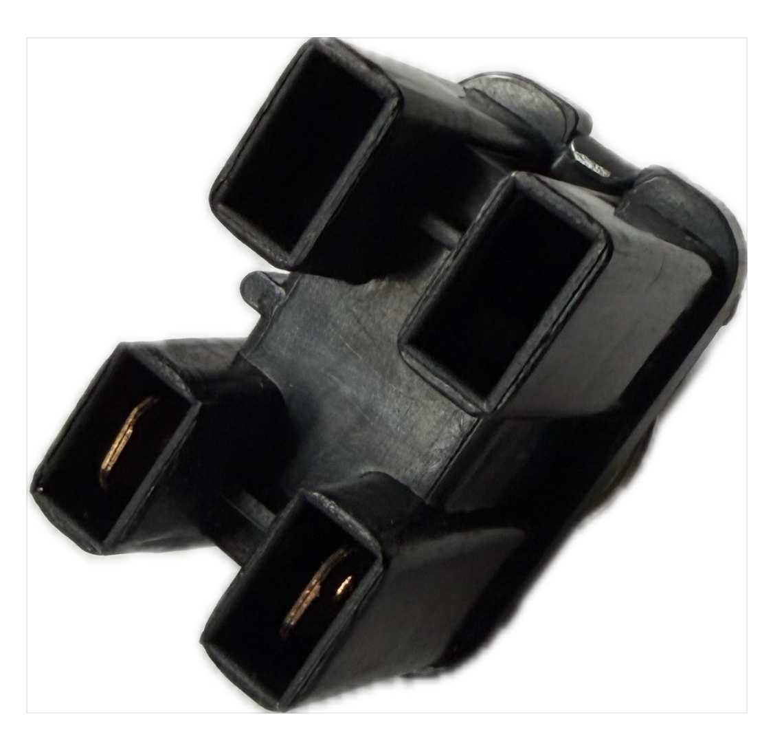 Kippschalter 2st/2pol Fiat 500 F/L/R Flachstecker Schwarzer Hebel