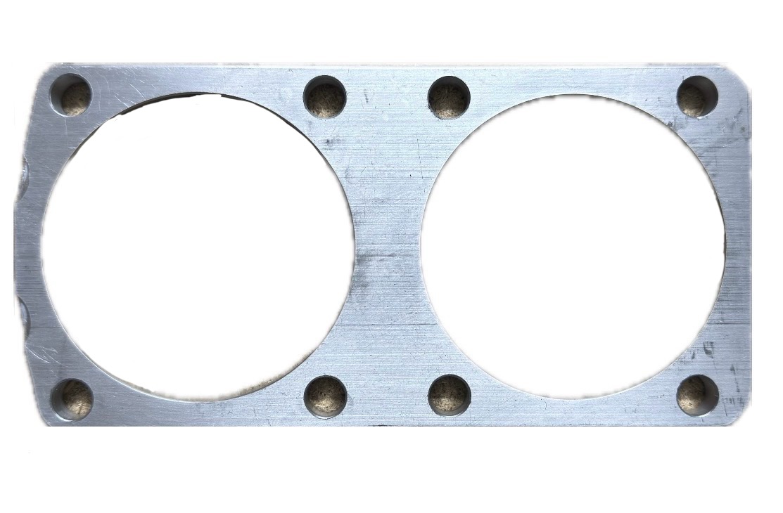 Distanzplatte - Block  650ccm, Stärke 10 mm Fiat 500 N/D/F/L